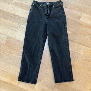Madewell washed black jeans, size 10/30
